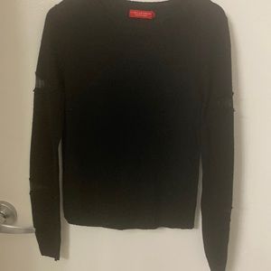 Black sweater N: Philanthropy small cashmere modal